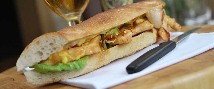 Recipe: Sweet Chilli Chicken Baguette