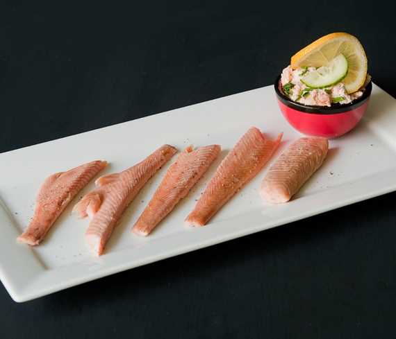 Smoked Wincle trout